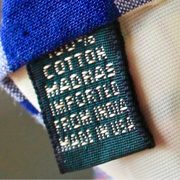 BERT PULITZER WOODWARD & LOTHROP MADRAE MENS TIE VINTAGE COTTON 58 INCH - Picture 8 of 8